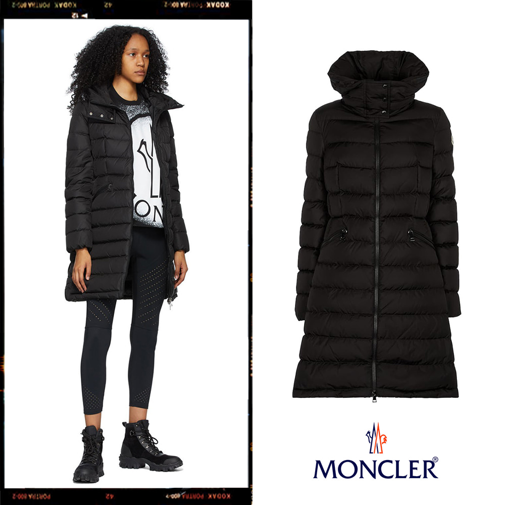 [MONCLER]몽클레르 후드 다운 코트 Flammette hooded down coat