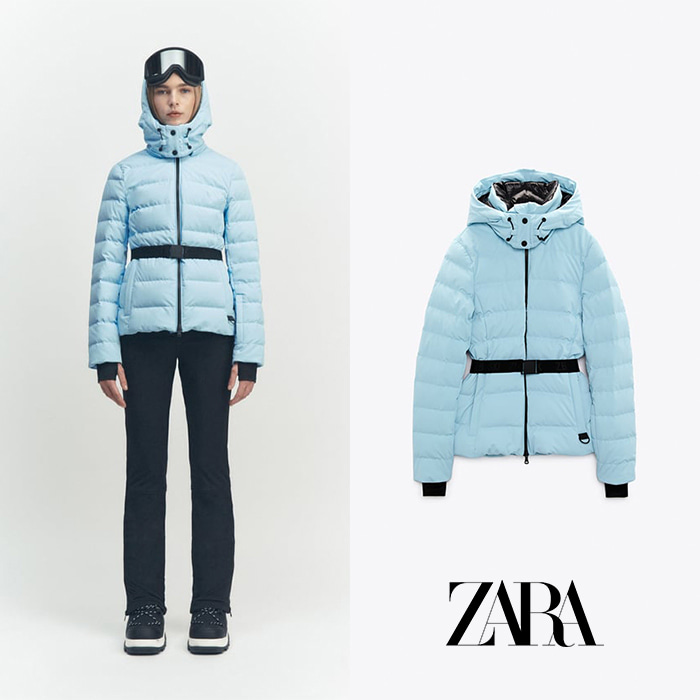 ZARA 자라 패딩 점퍼 WINDPROOF &amp; WATERPROOF RECCO® SYSTEM SKI COLLECTION