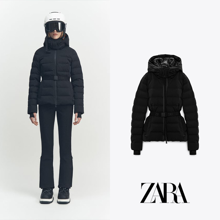 ZARA 자라 패딩 점퍼 WINDPROOF &amp; WATERPROOF RECCO® SYSTEM SKI COLLECTION