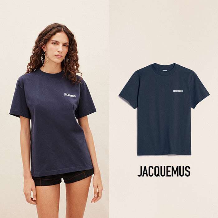 JACQUEMUS 자크뮈스 티셔츠 다크 네이비