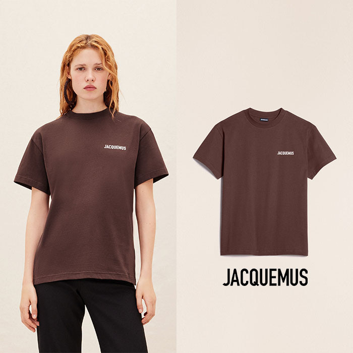 JACQUEMUS 자크뮈스 티셔츠 브라운