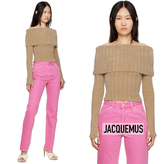 JACQUEMUS 자크뮈스 베이지 라 마이유 두치 스웨터