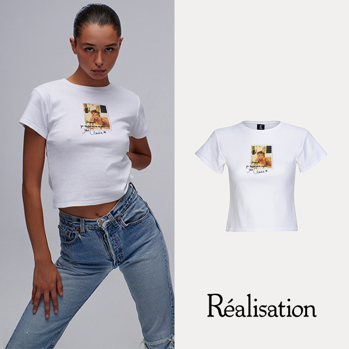 REALISATION 리얼리제이션 THE MILKSHAKE 반팔 티셔츠