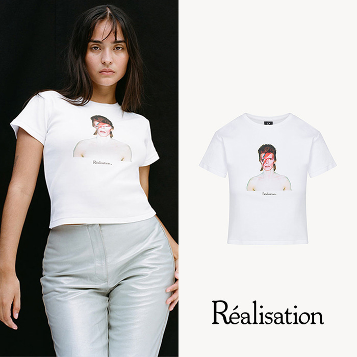REALISATION 리얼리제이션 ALADDIN SANE BABY 반팔 티셔츠