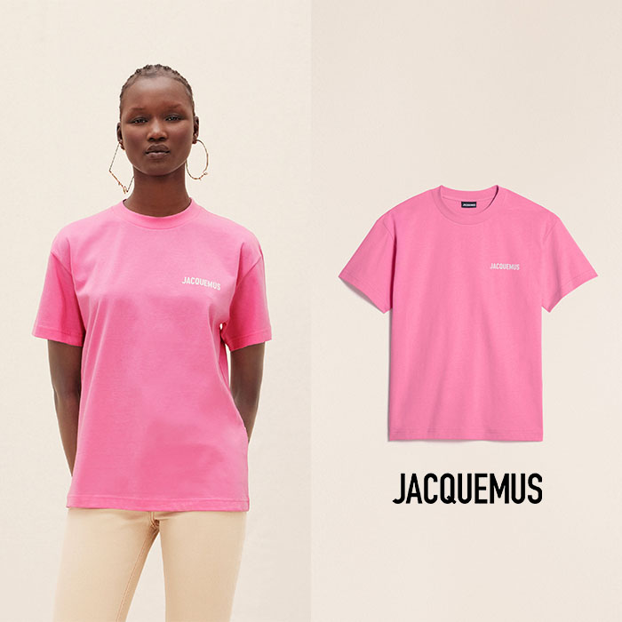 JACQUEMUS 자크뮈스 티셔츠 핑크