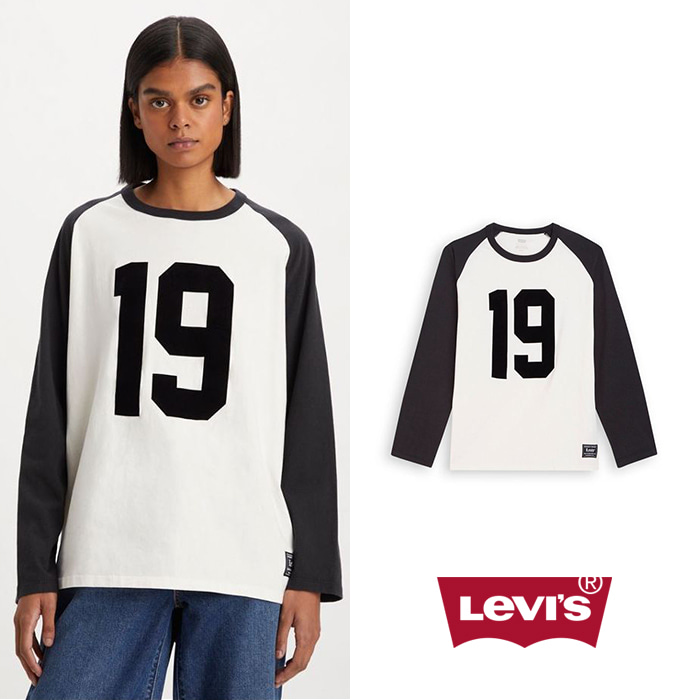 Levis 리바이스 그래픽 웨이백 티셔츠 (민지 착용)
