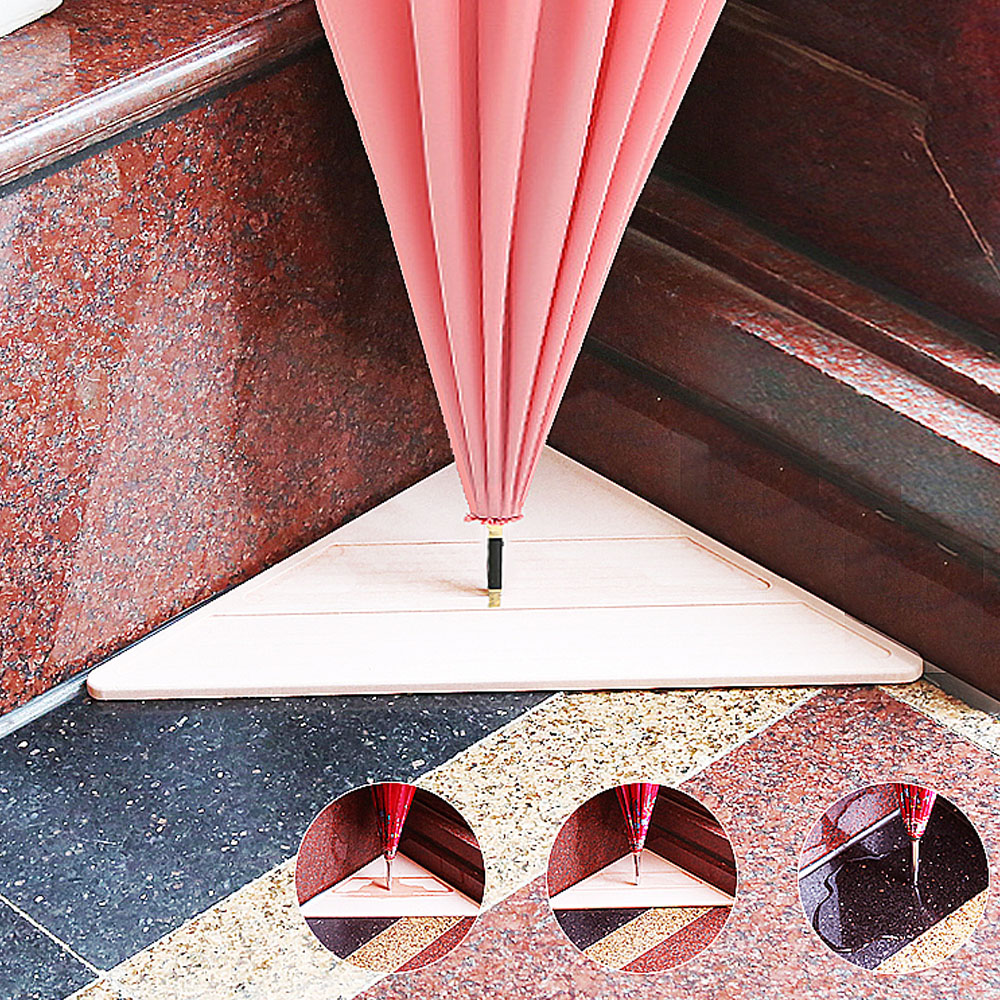 [국내발송] 규조토 삼각형 우산 꽂이 우산 받침 홀더 스탠드